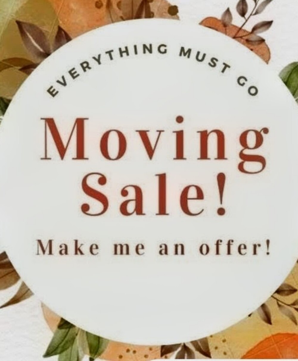 Moving Sale!